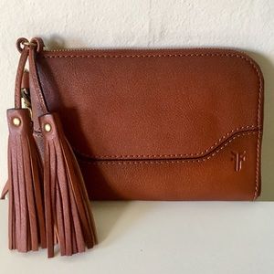 Frye Leather Paige Wristlet